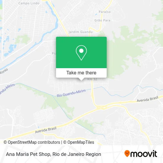 Ana Maria Pet Shop map