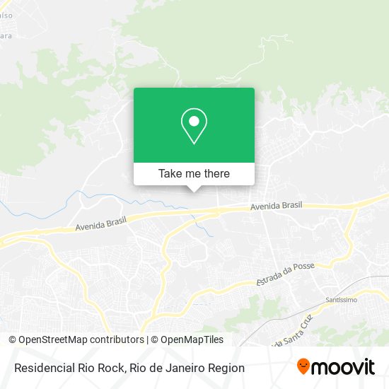 Residencial Rio Rock map