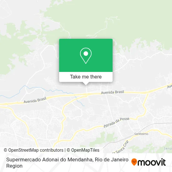 Supermercado Adonai do Mendanha map