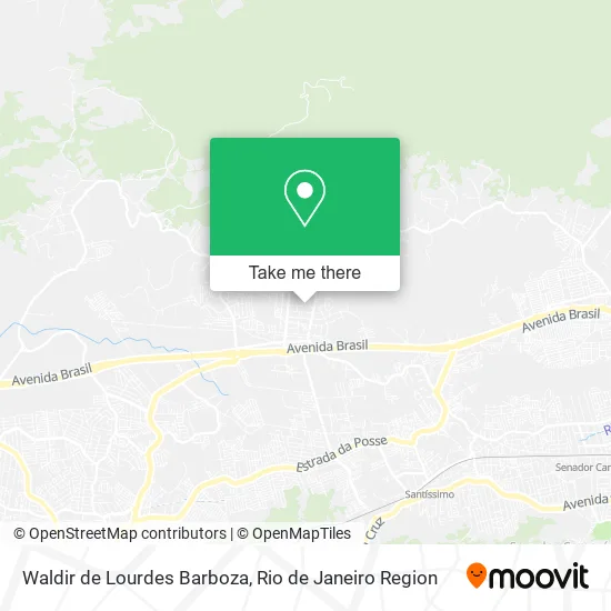 Waldir de Lourdes Barboza map