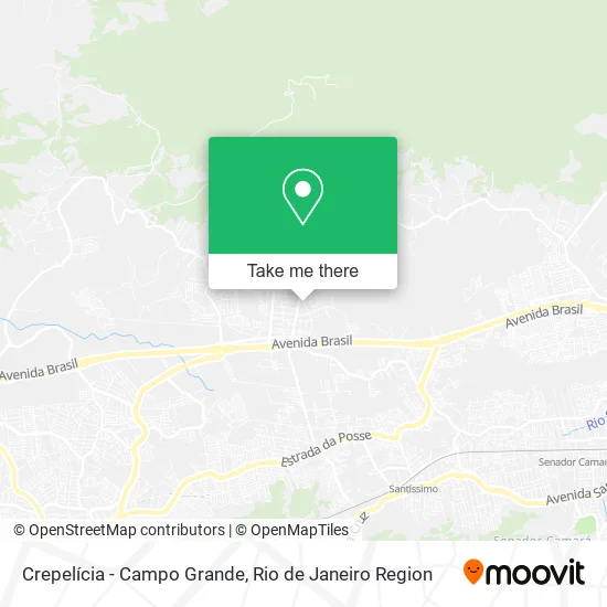 Crepelícia - Campo Grande map
