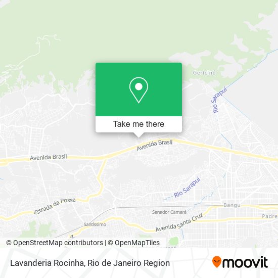 Lavanderia Rocinha map