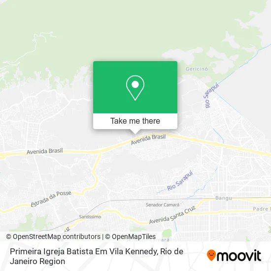 Primeira Igreja Batista Em Vila Kennedy map