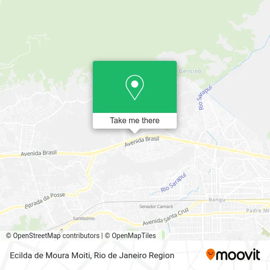 Ecilda de Moura Moiti map