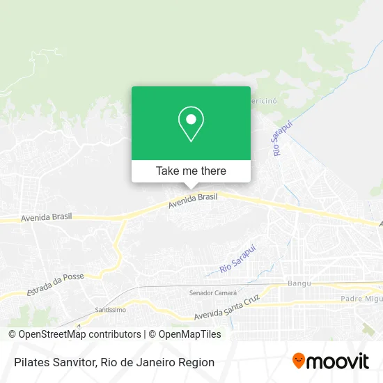 Pilates Sanvitor map
