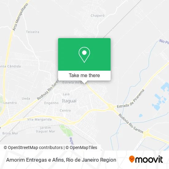 Amorim Entregas e Afins map
