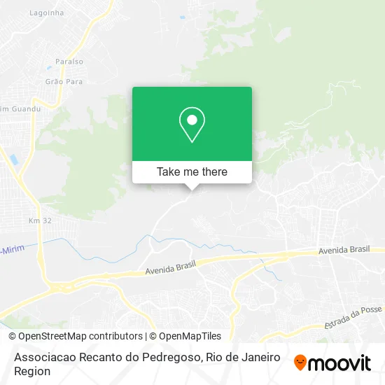 Associacao Recanto do Pedregoso map