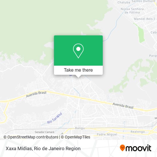 Xaxa Mídias map