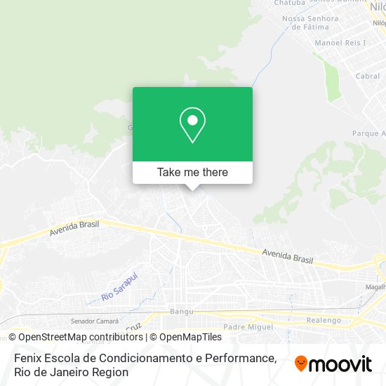 Fenix Escola de Condicionamento e Performance map