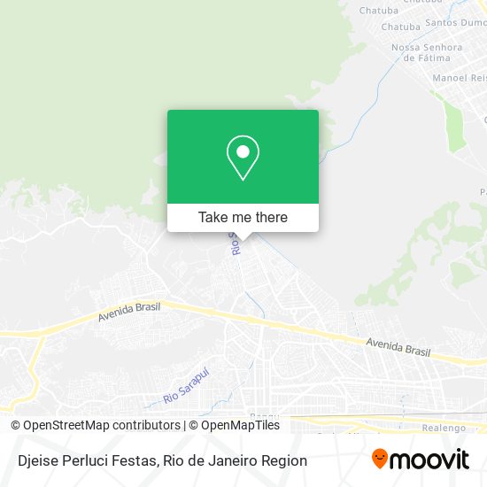 Djeise Perluci Festas map