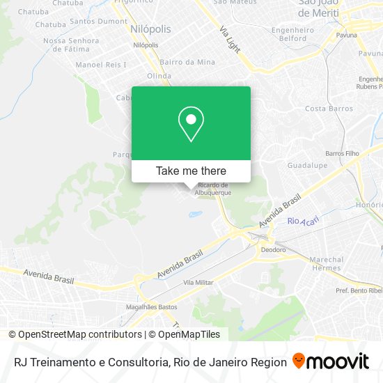 RJ Treinamento e Consultoria map