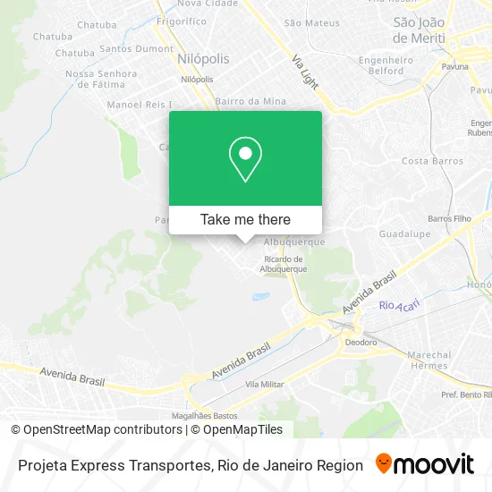 Projeta Express Transportes map