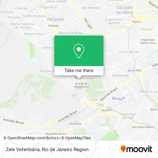 Zele Veterinária map