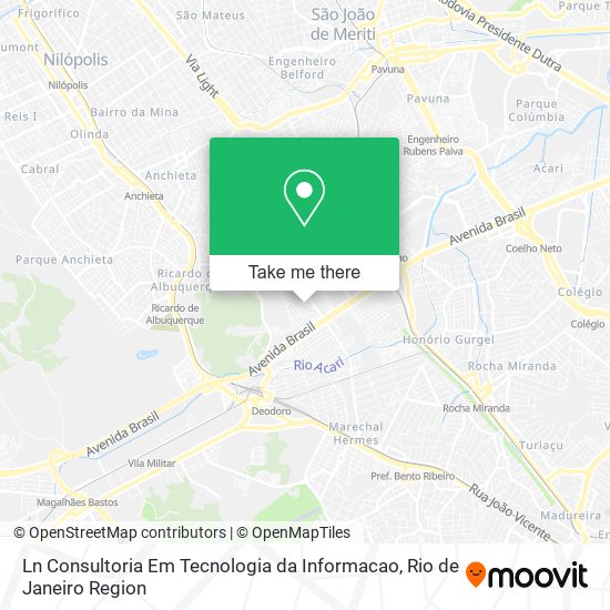 Ln Consultoria Em Tecnologia da Informacao map