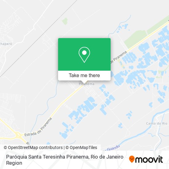 Paróquia Santa Teresinha Piranema map