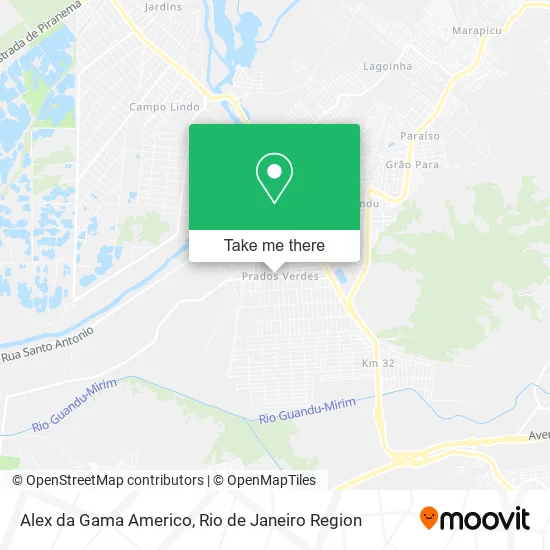 Alex da Gama Americo map