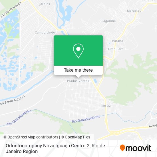 Mapa Odontocompany Nova Iguaçu Centro 2