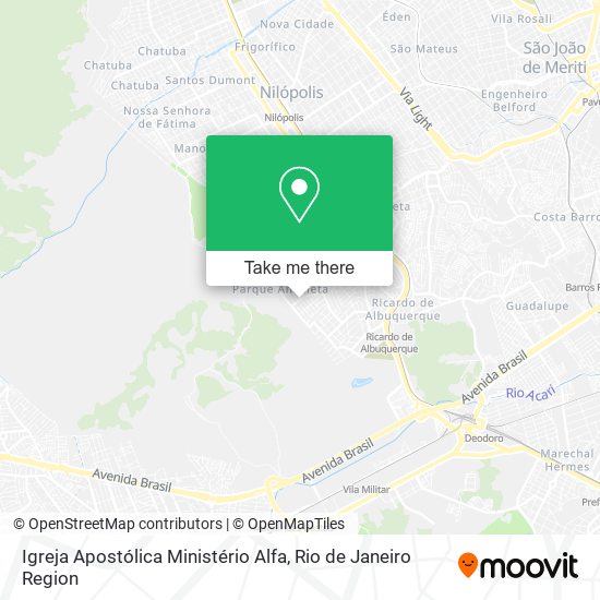 Igreja Apostólica Ministério Alfa map