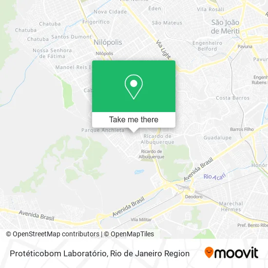 Protéticobom Laboratório map