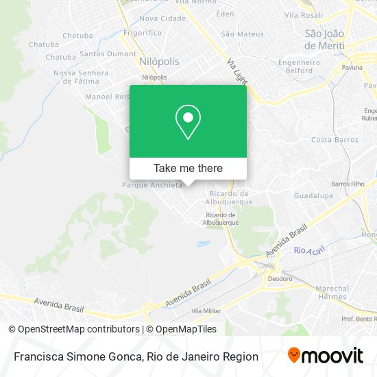 Francisca Simone Gonca map