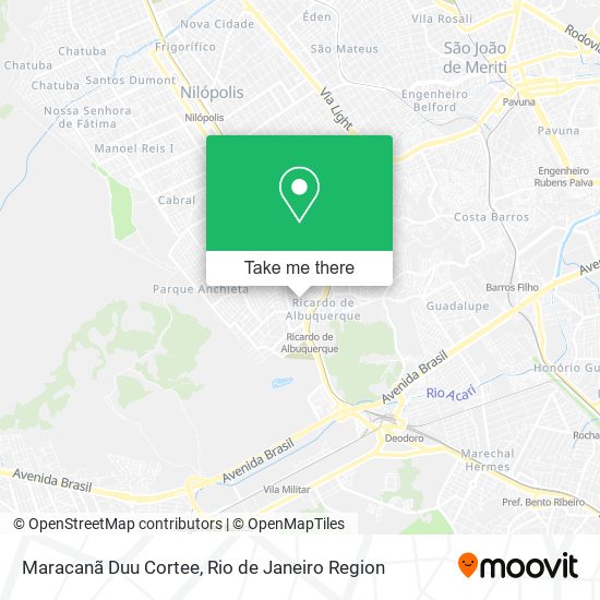 Maracanã Duu Cortee map