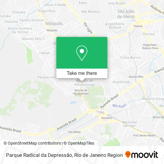 Parque Radical da Depressão map
