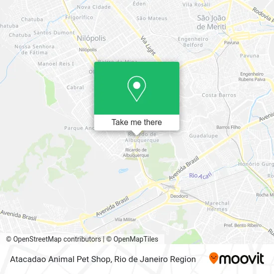Atacadao Animal Pet Shop map