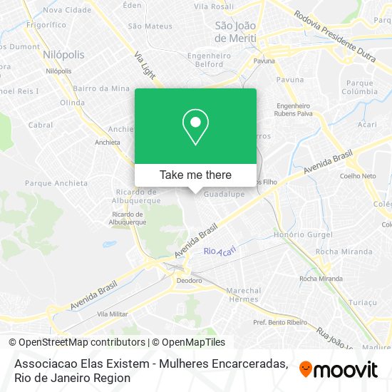 Associacao Elas Existem - Mulheres Encarceradas map