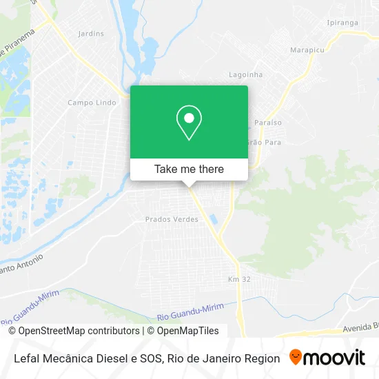 Lefal Mecânica Diesel e SOS map