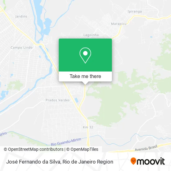 José Fernando da Silva map