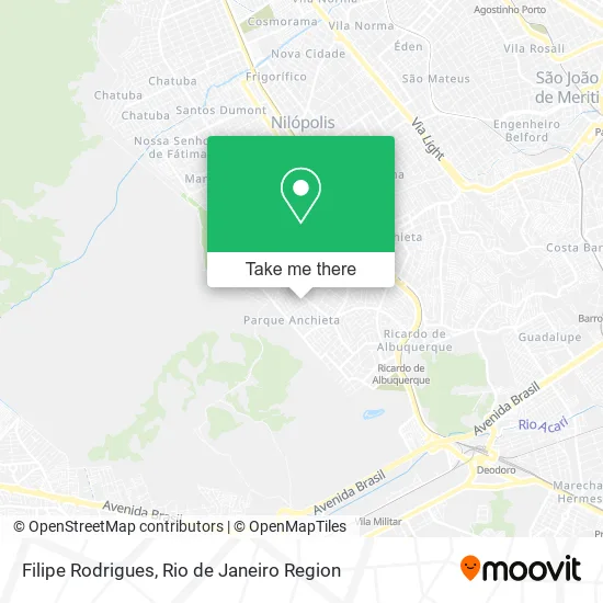 Filipe Rodrigues map