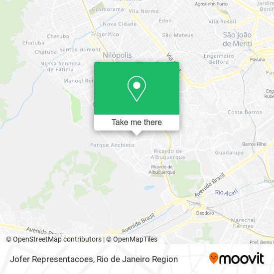 Jofer Representacoes map