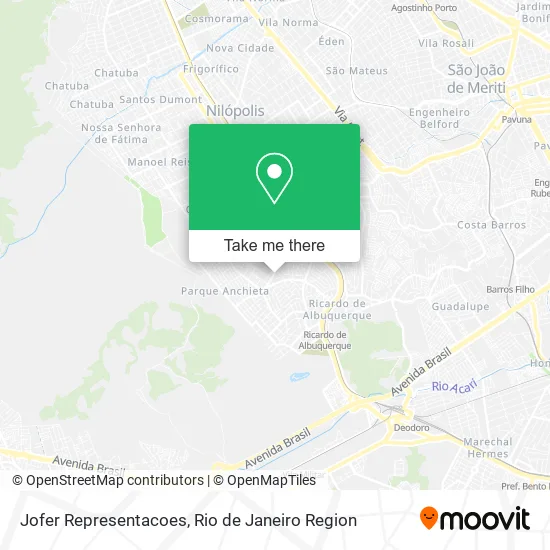 Jofer Representacoes map