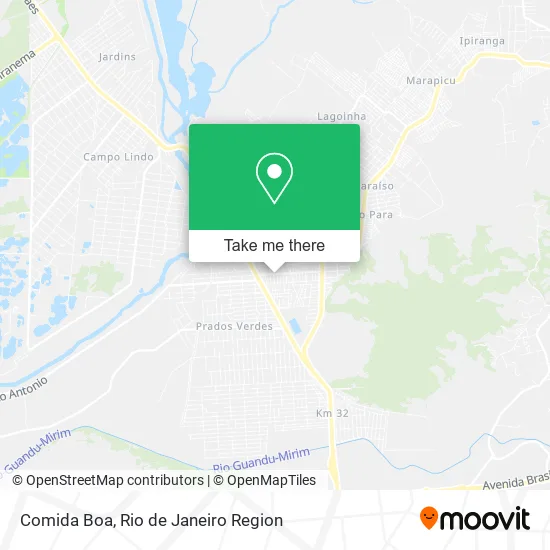 Comida Boa map