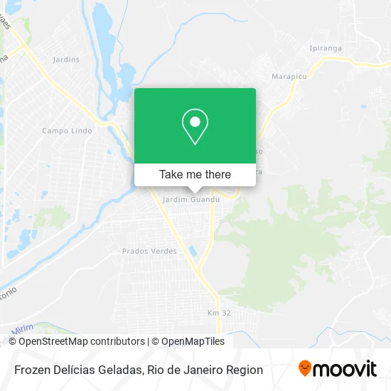 Frozen Delícias Geladas map