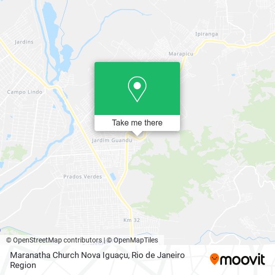 Maranatha Church Nova Iguaçu map