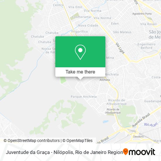 Juventude da Graça - Nilópolis map