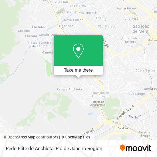 Rede Elite de Anchieta map