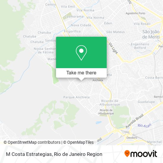 M Costa Estrategias map