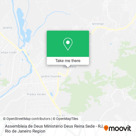 Assembleia de Deus Ministério Deus Reina Sede - RJ map