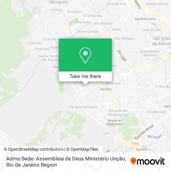 Admu Sede- Assembleia de Deus Ministério Unção map