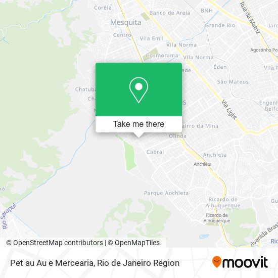 Pet au Au e Mercearia map