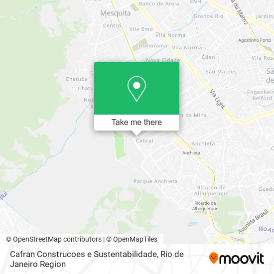 Cafran Construcoes e Sustentabilidade map
