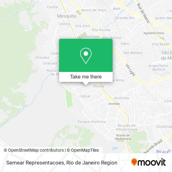 Semear Representacoes map