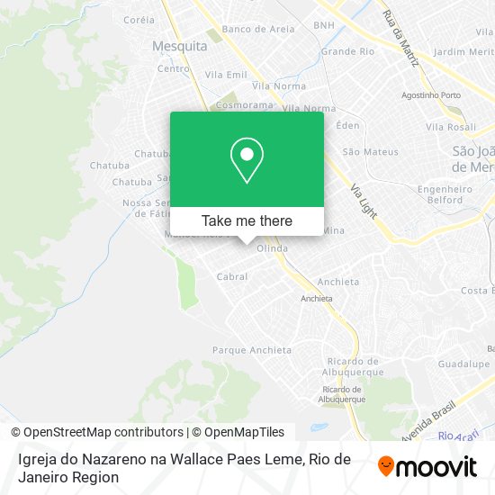 Igreja do Nazareno na Wallace Paes Leme map
