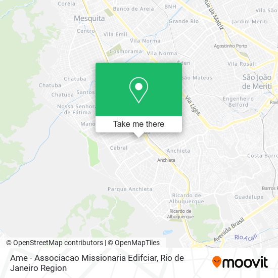 Mapa Ame - Associacao Missionaria Edifciar