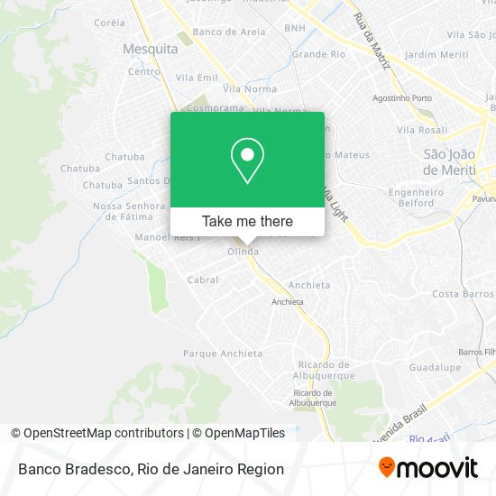 Banco Bradesco map