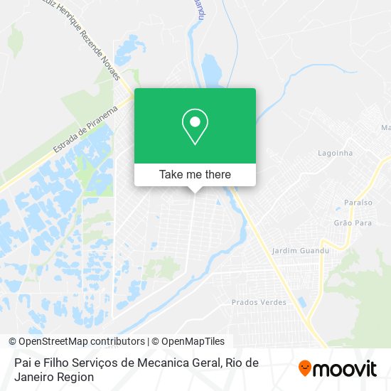 Mapa Pai e Filho Serviços de Mecanica Geral