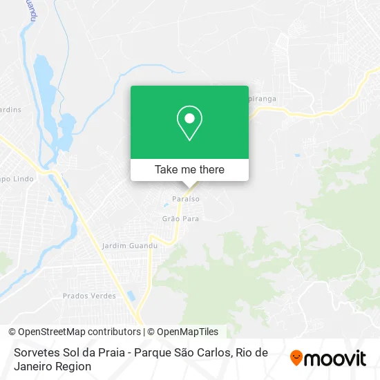 Sorvetes Sol da Praia - Parque São Carlos map
