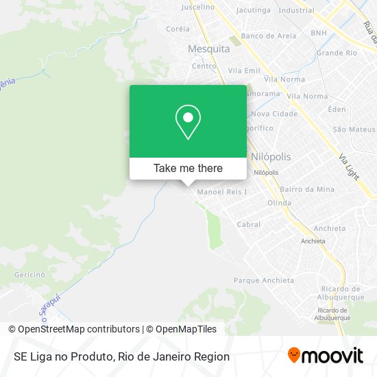SE Liga no Produto map